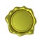 Realistic Gold Seal - Isolated