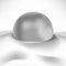 Realistic gray pearl vector