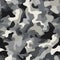 Realistic grey camouflage seamless pattern. Hunting camo for cloth, weapons or vechicles