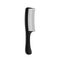 Realistic hairbrush for everyday home hair care. Barbershop accessory tool. Isolated brush comb