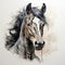 Realistic Horse Portrait Tattoo Drawing With High Contrast