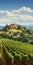 Realistic Hyper-detailed Painting Of Italian Vineyard In Dalhart Windberg Style