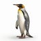 Realistic Hyper-detailed Rendering Of A Majestic King Penguin