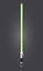 Realistic illustration of a lightsaber