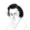 Realistic illustration of the Polish composer Frederic Chopin