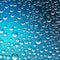 Realistic image of raindrops or vapor trough window glass