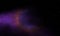 Realistic Infinite universe starry night nebula shining stardust Magic color galaxy background vector