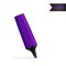 Realistic Isolated Bright Violet Felt-tip Pen.