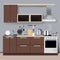 Realistic Kitchen Interior