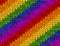 Realistic knitted vector illustration. Rainbow texture, symbol of gay, lesbian, bisexual, transgender and LGBT community