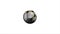 Realistic leather soccer ball rotating on the white background. Animation of a football ball on a white background