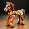 Realistic Lego Horse With Steampunk-inspired Design