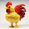 Realistic Lego Rooster With Innovative Techniques