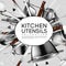 Realistic Light Kitchen Utensil Poster