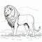 Realistic Lion Coloring Pages: Free Printable Lion Color Pages