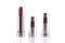 Realistic lipstick cosmetic mockup set. Vector 3d pink red purple color pomade tube. Beauty fashion women accessory