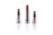 Realistic lipstick mockup set. Vector 3d pink red purple color pomade tube. Beauty fashion women accessory. elegant