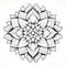 Realistic Mandala Flower Design: Detailed Vector Illustration