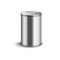 Realistic metal tin can with sealed pull ring lid and smooth silver surface