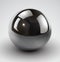 Realistic metallic ball. Vector illustration