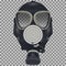 Realistic military Gas Mask. Personal protective equipment