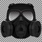 Realistic military Gas Mask. Personal protective equipment