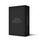 Realistic mockup black box isolated on white