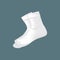 Realistic mockup of men`s clothes, accessories, white socks.