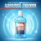 Realistic mouthwash, mouth rinse bottle 3d mockup