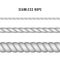 Realistic nautical twisted rope knots. Seamless rope. Vector illustration