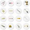 Realistic Nippers, Handle Hit, Wrench Vector Elements. Set Of Instruments Realistic Symbols Also Includes Level, Drill