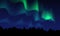 Realistic northern lights, Night sky and amazing polar lights vector