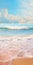 Realistic Ocean Scene: Swirling Colors And Lively Seascapes