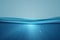 Realistic ocean underwater background with waves