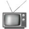 Realistic old Tv television illustration