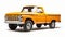 Realistic Orange Ford Pickup Truck - Uhd Image