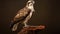 Realistic Osprey Still Life With Dramatic Lighting
