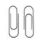 Realistic Paper clip attachment. Paperclip icon. Attach file business document. Vector illustration isolated on white background