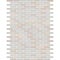 Realistic pattern. Seamless vertical pattern, grey brick wall on white background. Colorful background. Gray brick texture. Border