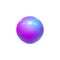 Realistic Pearl Ball or Sphere. Vector