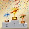 Realistic Pedestal With Trophies Composition