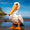 Realistic Pelican Vinyl Toy With High Detailing For Beach Lovers