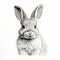 Realistic Pencil Drawing Of A Bunny - Detailed Rabbit Portrait Tattoo Art