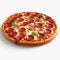 Realistic Pepperoni Pizza: Photorealistic Rendering With Lifelike Detailing