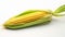 Realistic Photography: Corn On White Background In Maidcore Style