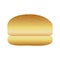 realistic picture bread hamburger icon food