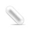 Realistic pill or tablet in capsule form.