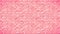 Realistic Pink Vector brick wall pattern horizontal background. Flat wall texture. White textured brickwork for print