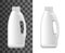 Realistic plastic bottle, liquid laundry detergent