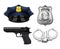 Realistic Police Equipment Set